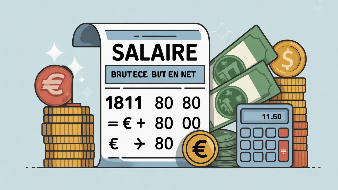1811 brut en net bulletin salaire euros conversion