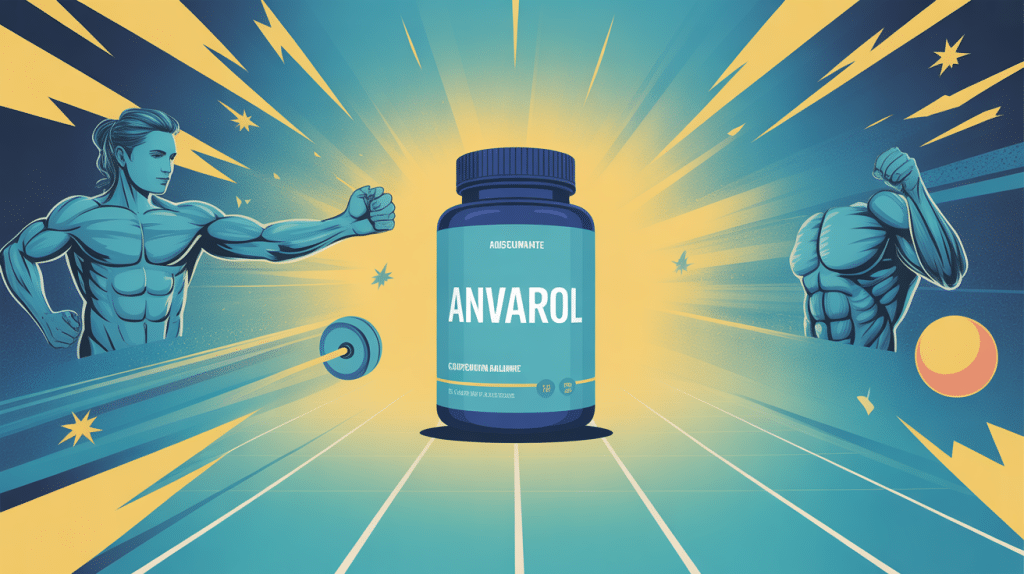 illustration anvarol musculation sèche énergie