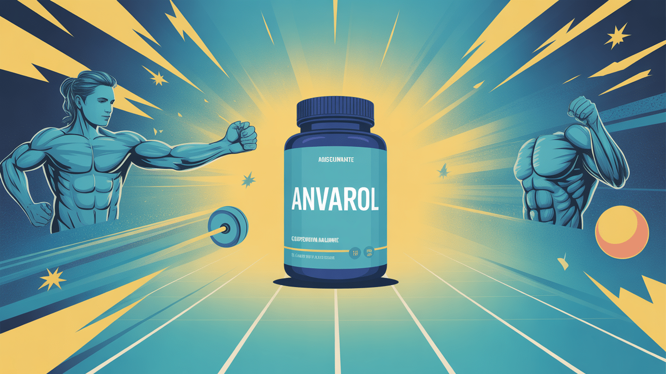 illustration anvarol musculation sèche énergie