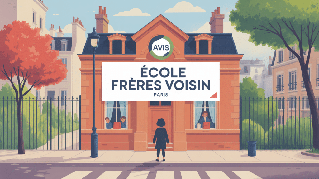 avis sur école polyvalente publique frères voisin paris illustration positive