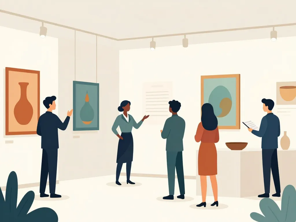 Scène BTS musée métiers et évolutions dans le secteur muséal