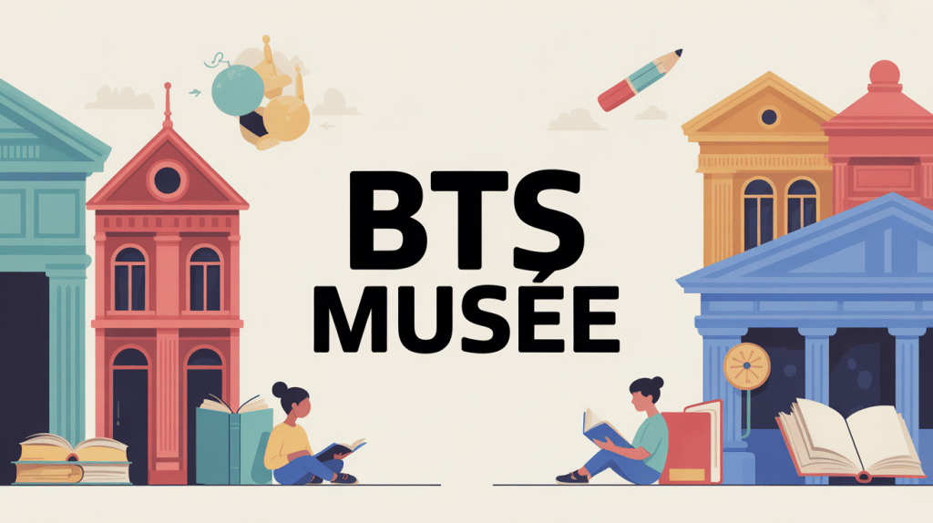 Illustration BTS musée et formations pour métiers du musée