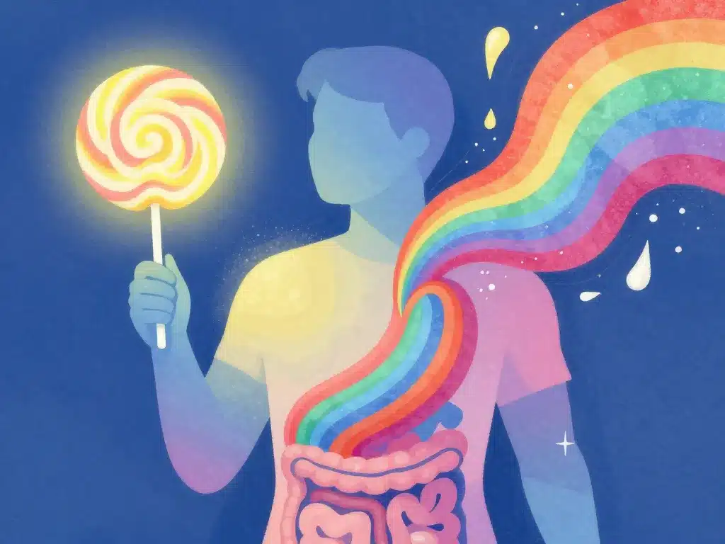 calorie dans une sucette impact corps sucre