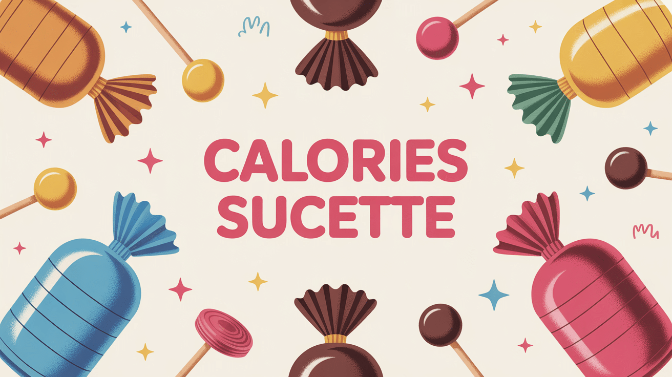 calorie dans une sucette visuel bonbon info nutrition