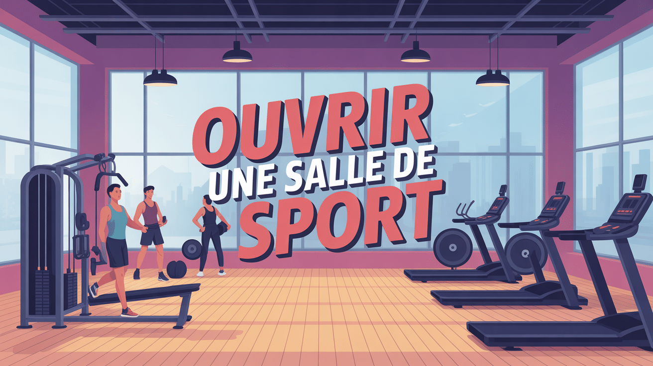comment ouvrir une salle de sport image d’ensemble salle moderne