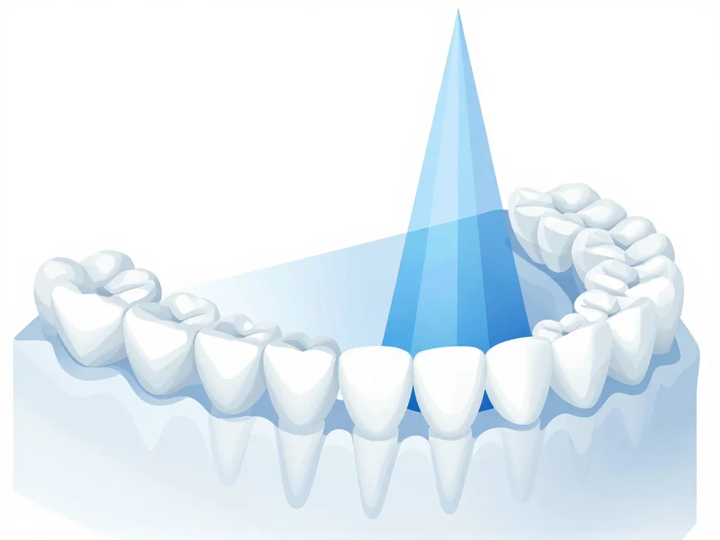 schéma con beam faisceau conique 3D dentaire