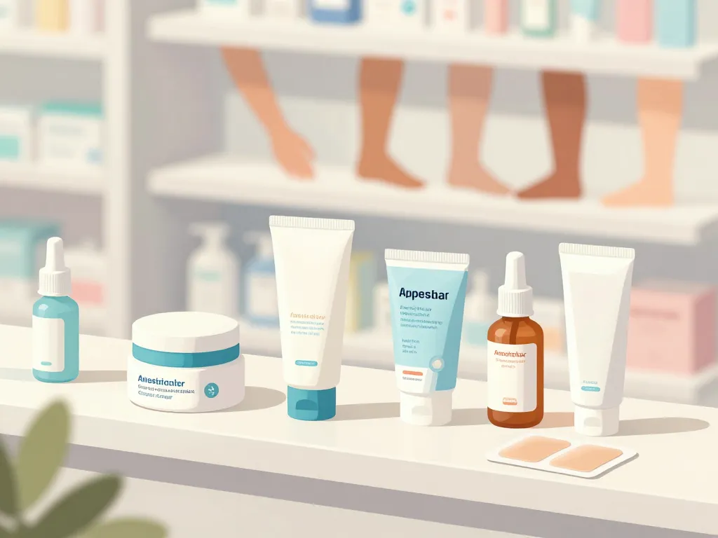 crème anesthésiante sans ordonnance produits pharmacie application