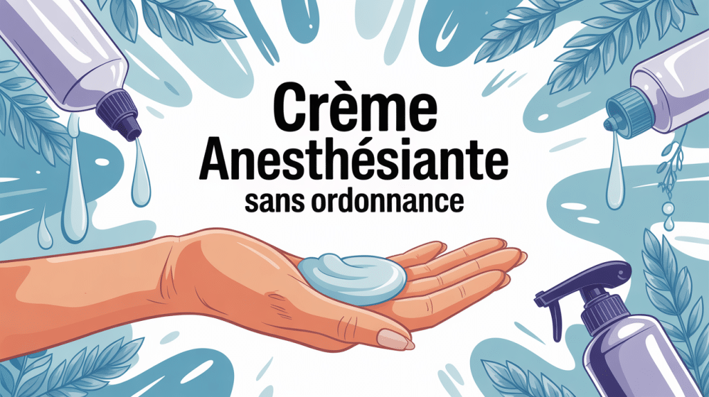 crème anesthésiante sans ordonnance illustration pharmacie