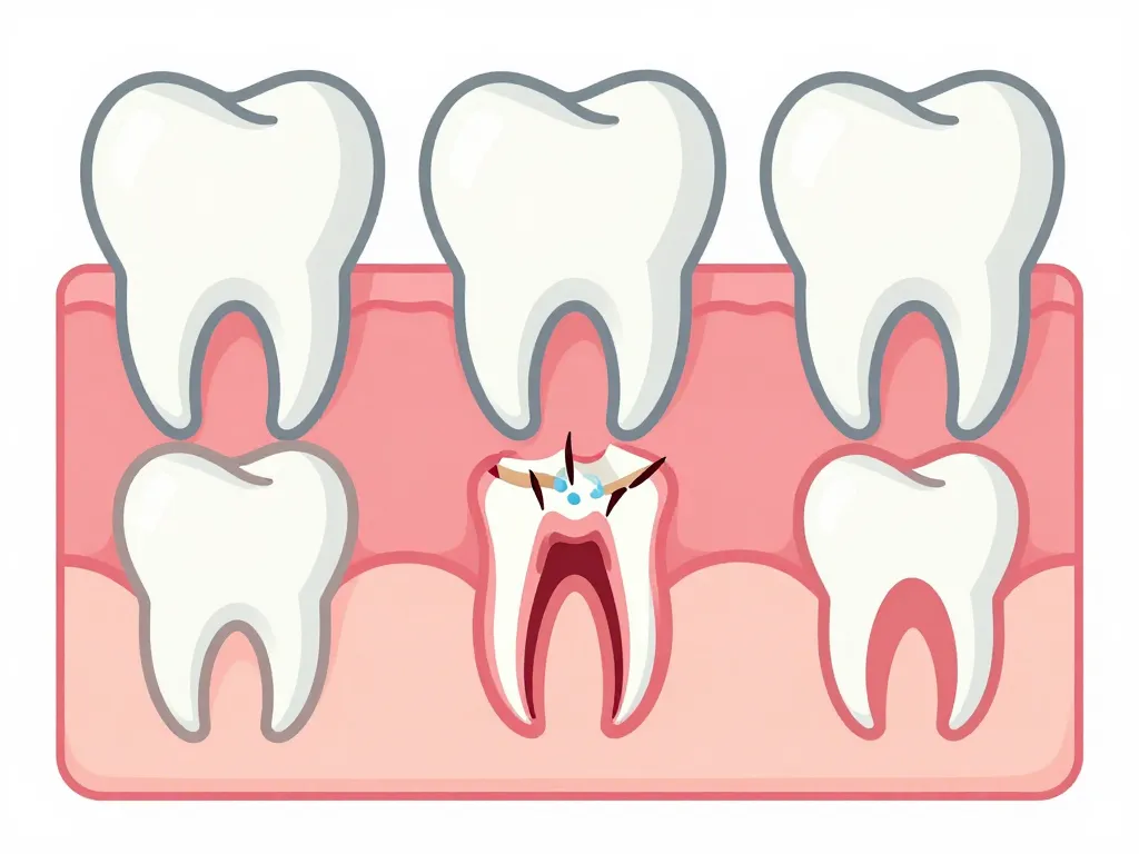 schéma gravité dent cassée urgence