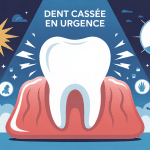 illustration dent cassée urgence