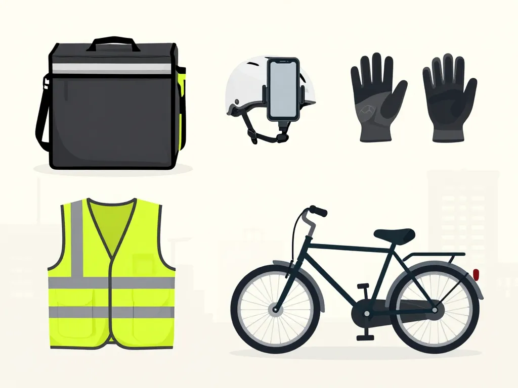 devenir livreur de courses à domicile matériel essentiel livreur professionnel