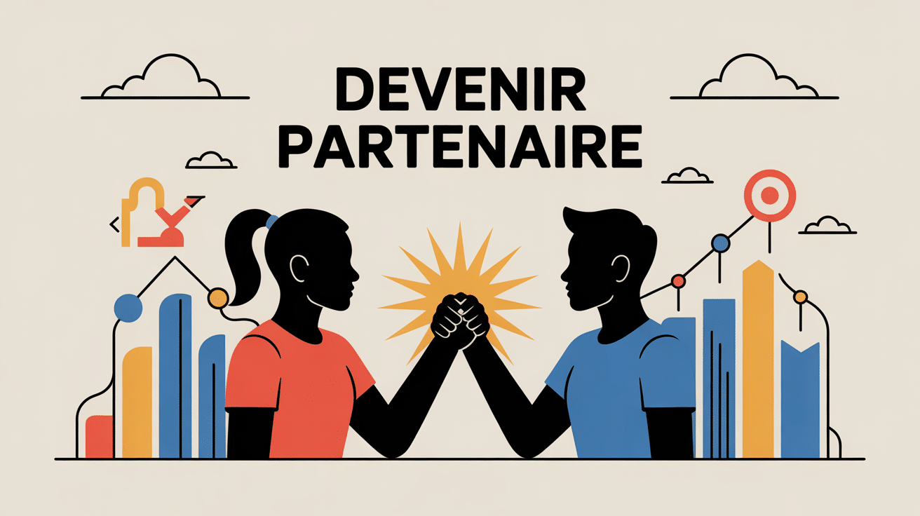 devenir partenaire image handshake silhouette moderne