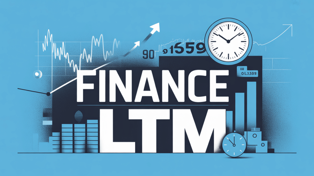 finance ltm graphique stylisé montre temps