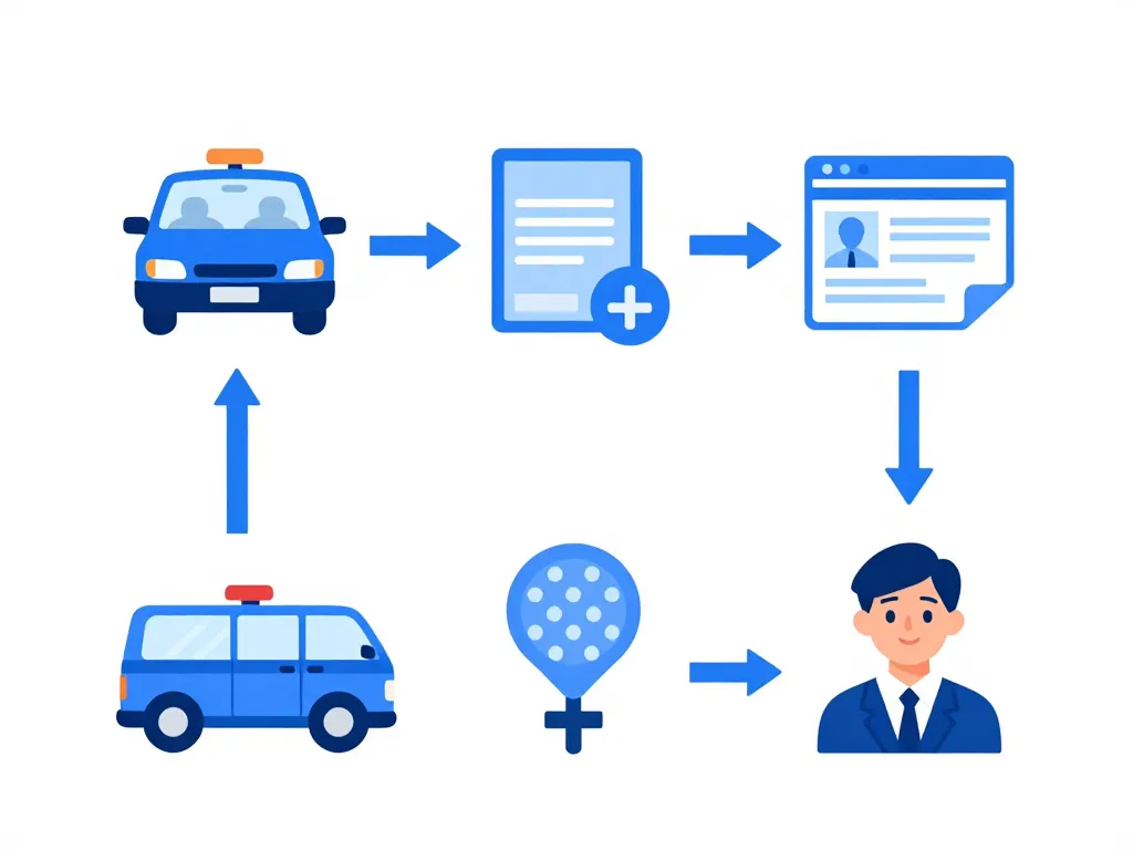 formation ambulancier taxi étapes prérequis diagramme
