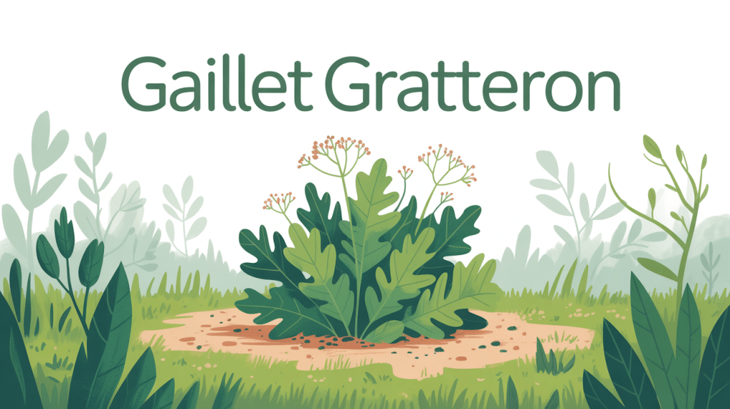 gaillet gratteron danger illustration plante sauvage tiges feuilles poils crochus