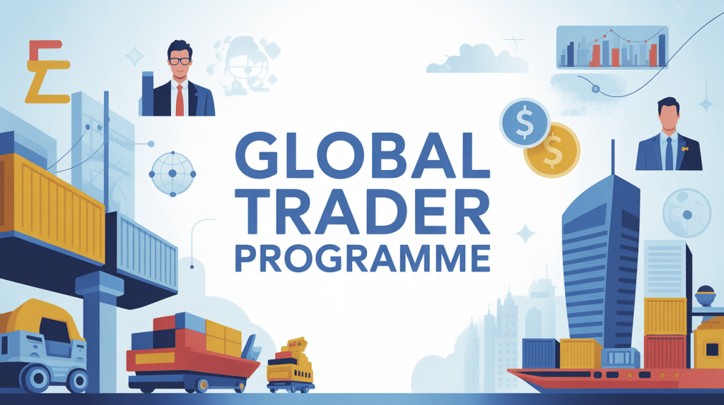 illustration global trader programme commerce international singapour