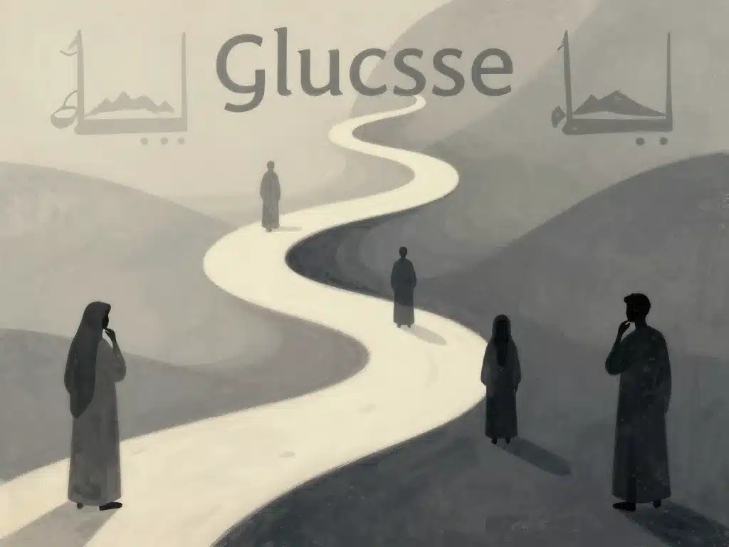 illustration métaphore incertitude glucose halal