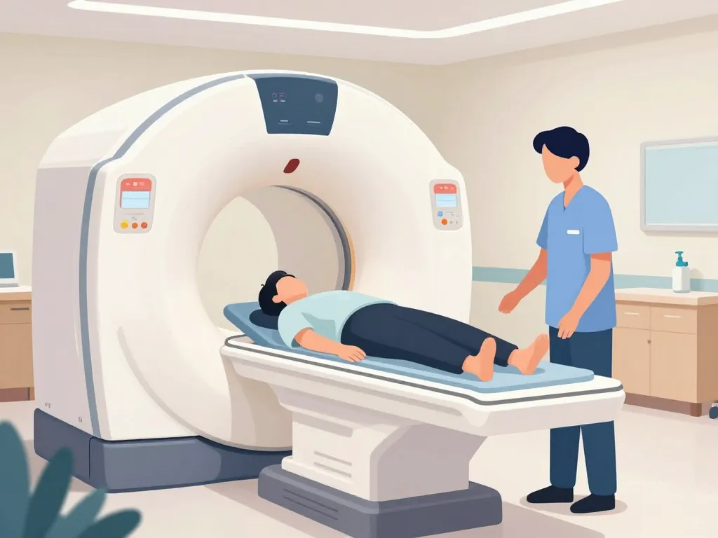 ir examiner illustration patient irm procédure