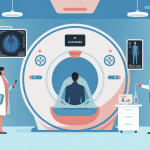 ir examiner illustration stylisée irm hôpital