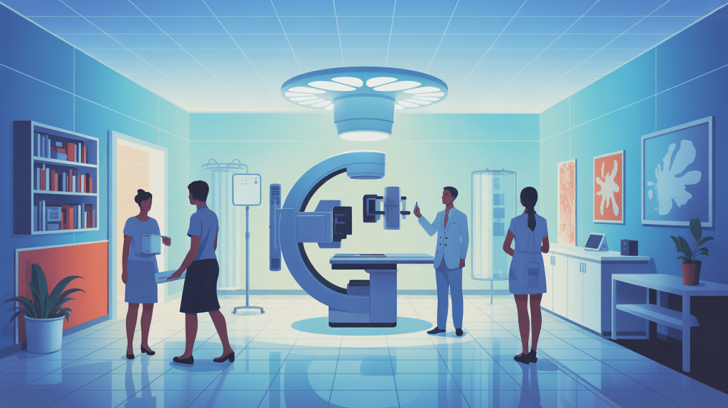 IRM Albi appareil moderne illustration vectorielle