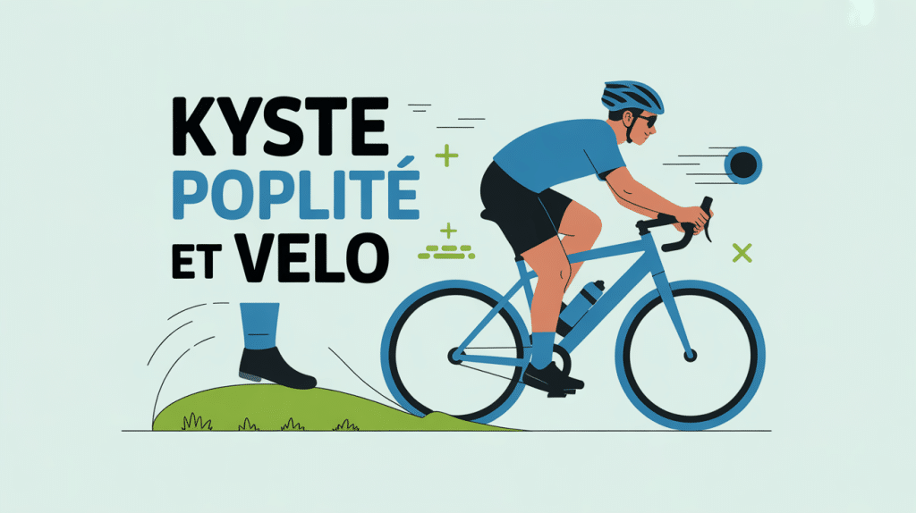 illustration principale kyste poplité et vélo