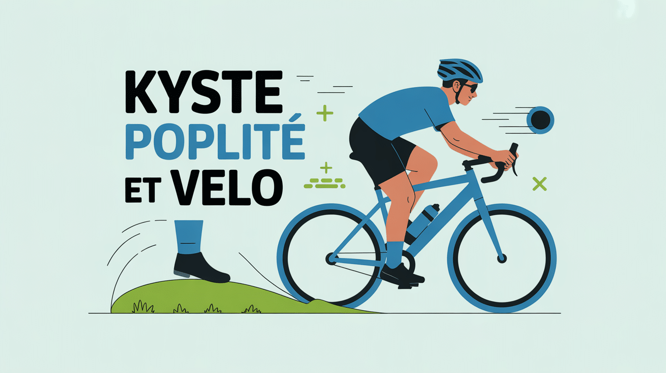 illustration principale kyste poplité et vélo