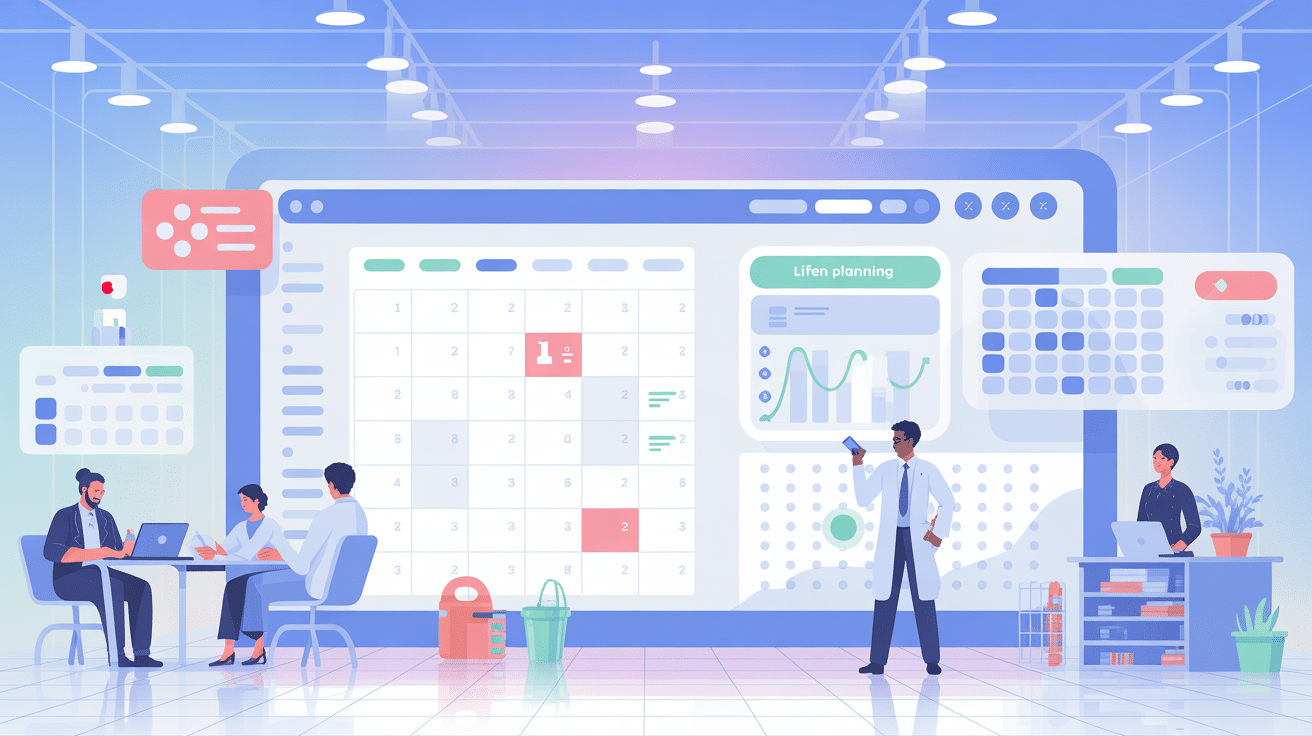 Lifen Planning illustration gestion planning médical