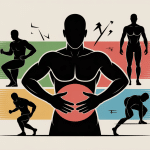 illustration du mal aux abdos apres sport