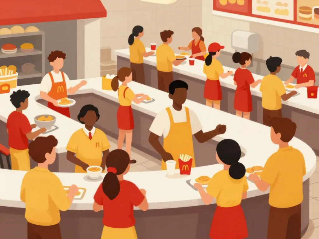 mcdo job etudiant travail équipe ambiance mcdo