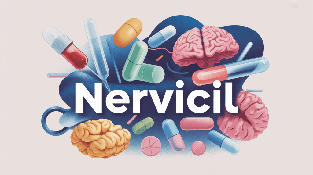 Illustration nervicil danger effets secondaires système nerveux