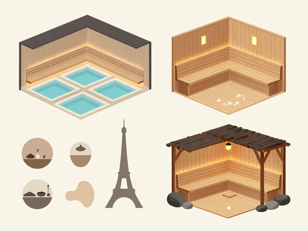 composition sauna japonais paris luxe intimité