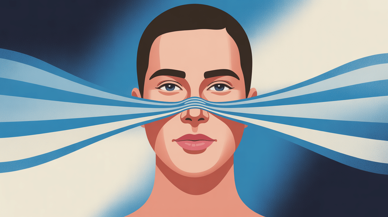 strips nasales sur visage pour mieux respirer