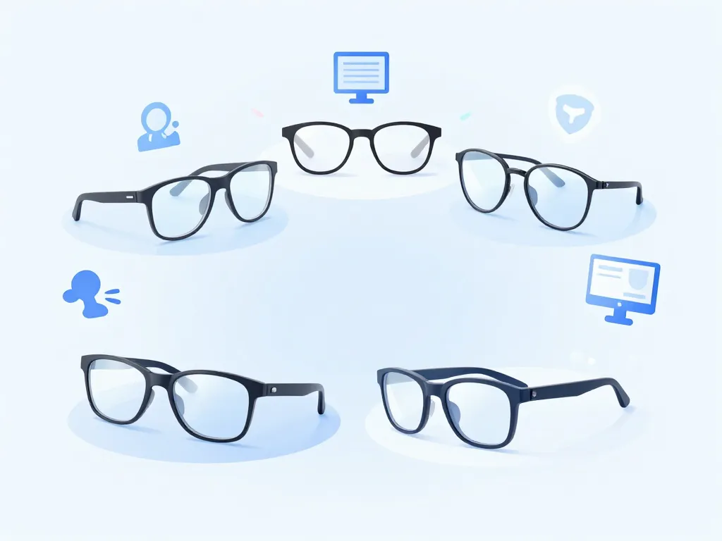 Tableau comparatif verres progressifs Essilor, schéma des différents types de verres