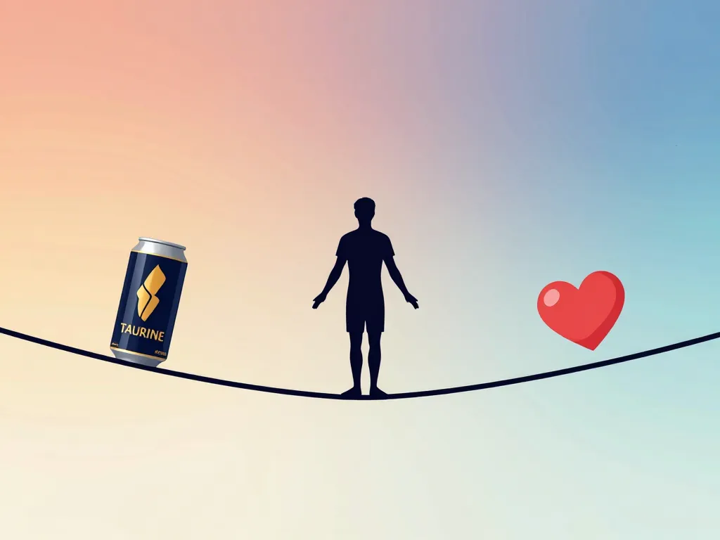 illustration taurine halal santé et modération énergétique