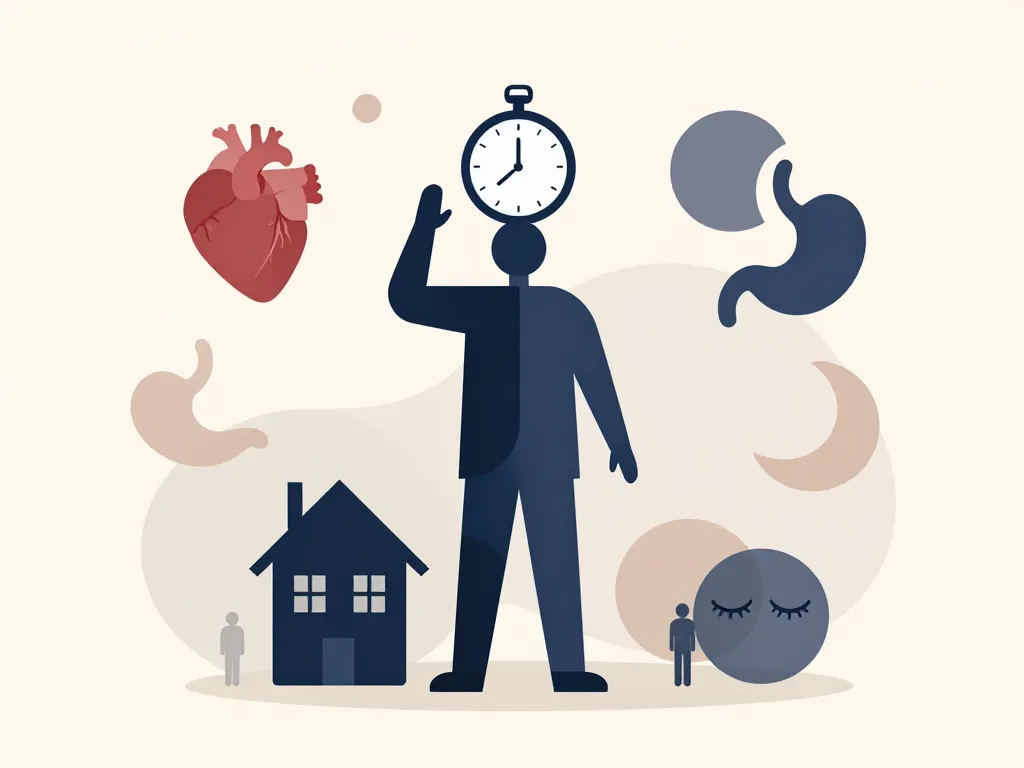 illustration travailler 3x8 effets santé sommeil vie sociale