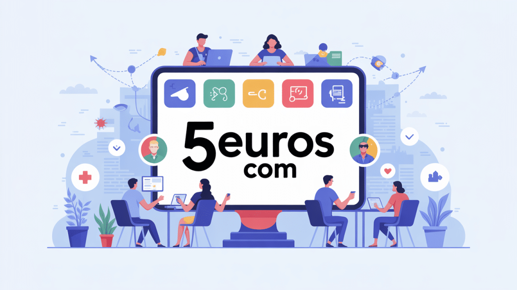 illustration 5euros com freelances services digitaux