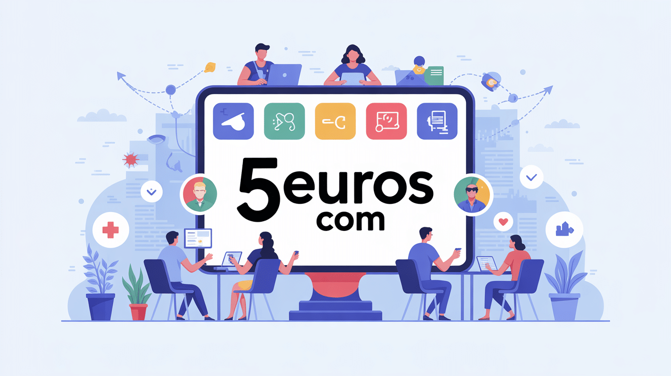 illustration 5euros com freelances services digitaux