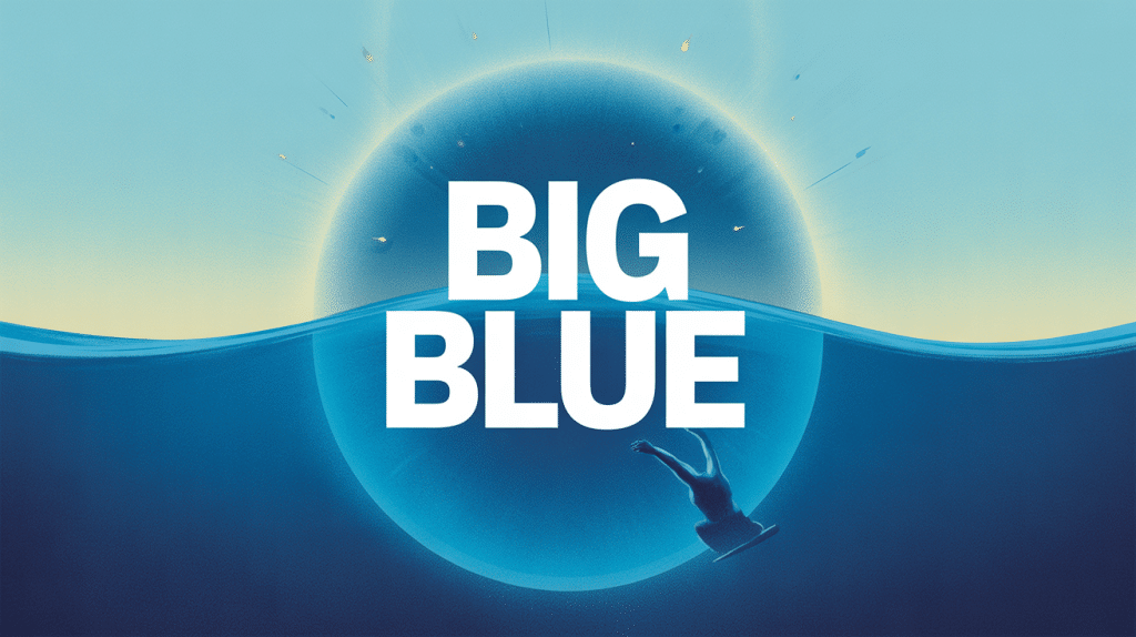 illustration big blue technologie ocean sport
