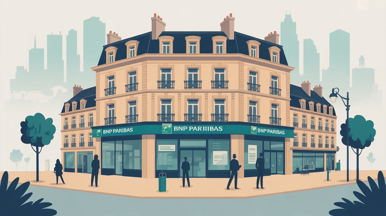 illustration bnp paribas poitiers hotel de ville agence centre