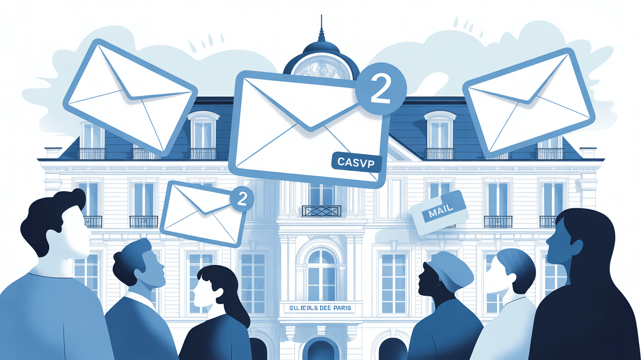 casvp mail illustration contact service social Paris