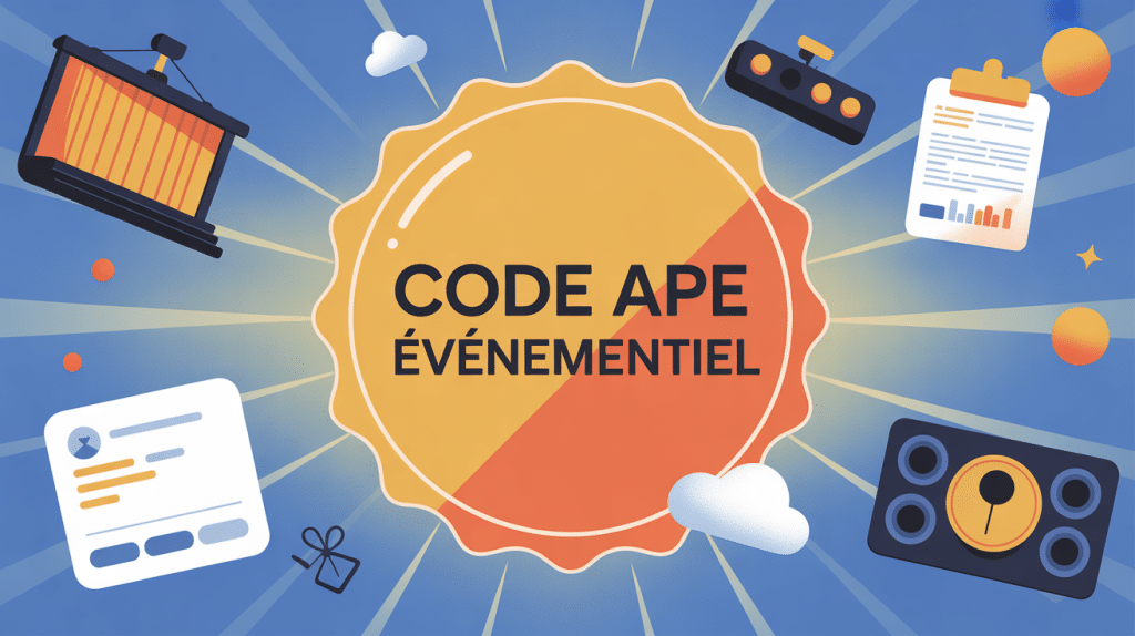 Illustration choix code ape evenementiel