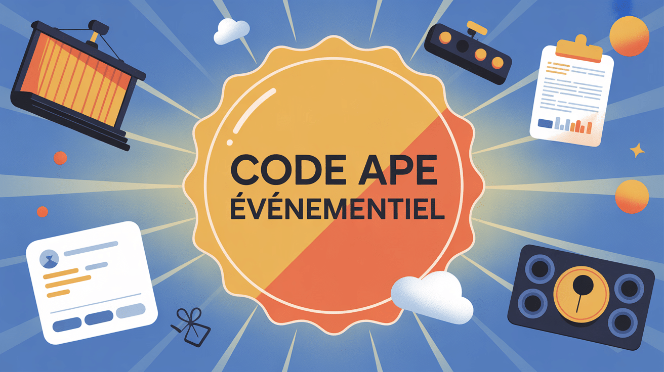 Illustration choix code ape evenementiel
