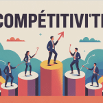 visuel competitivite entreprises stylisees