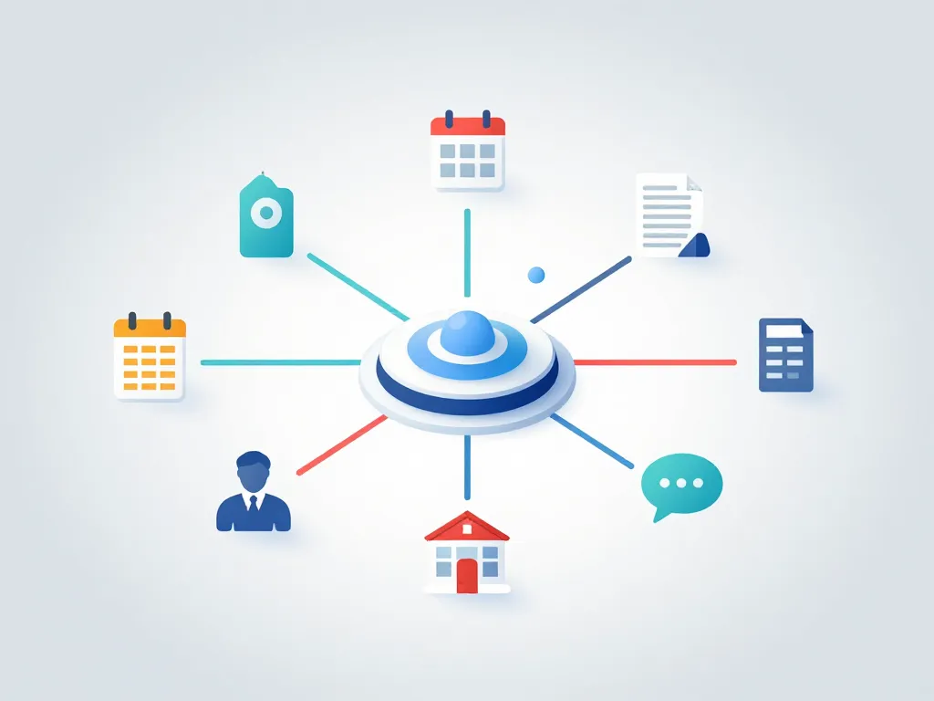 Diagramme concept harnes hub services numériques centralisés