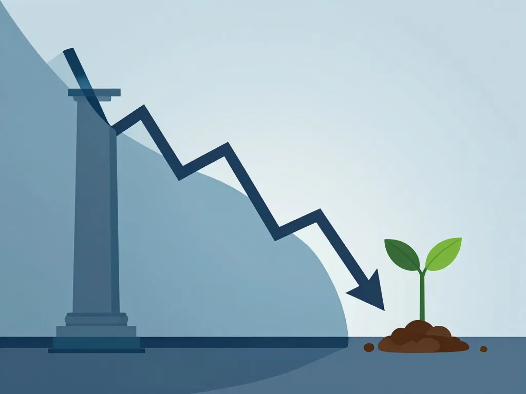 Graphique cours de l action Orpea forte baisse et consolidation