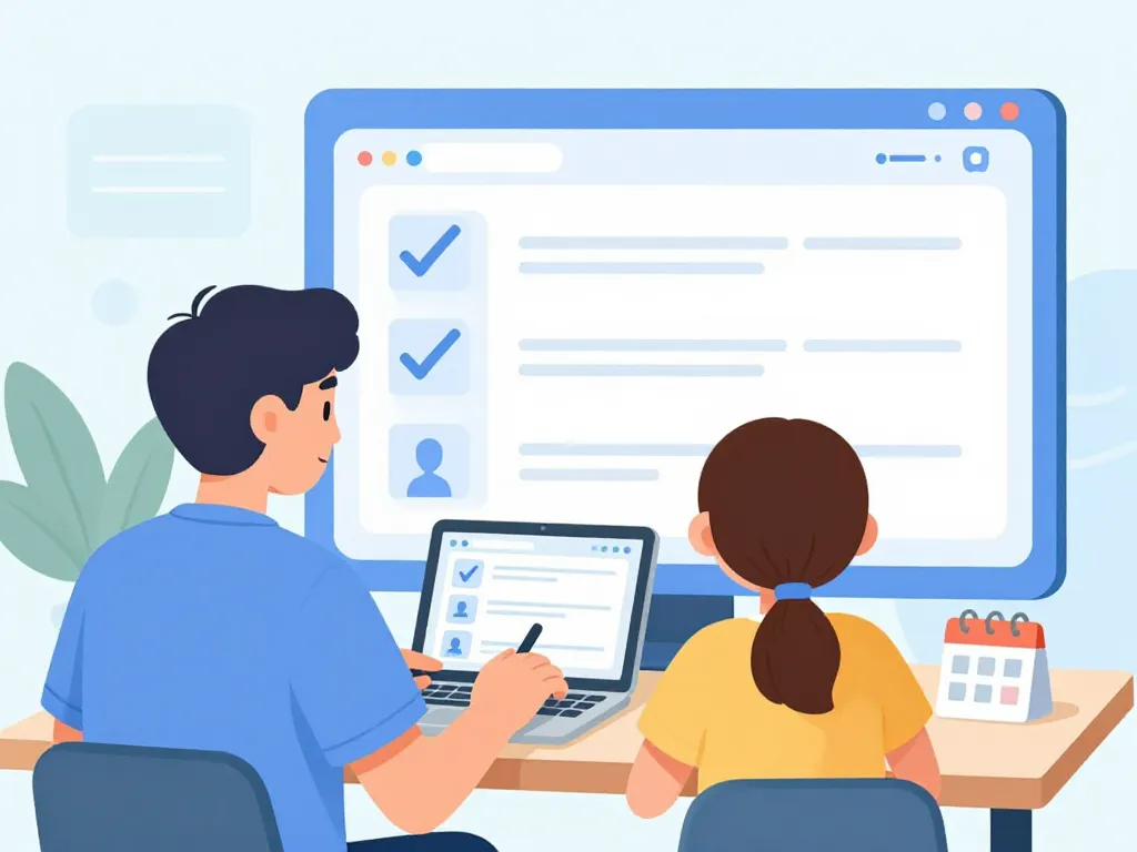 e lyco illustration suivi scolaire communication