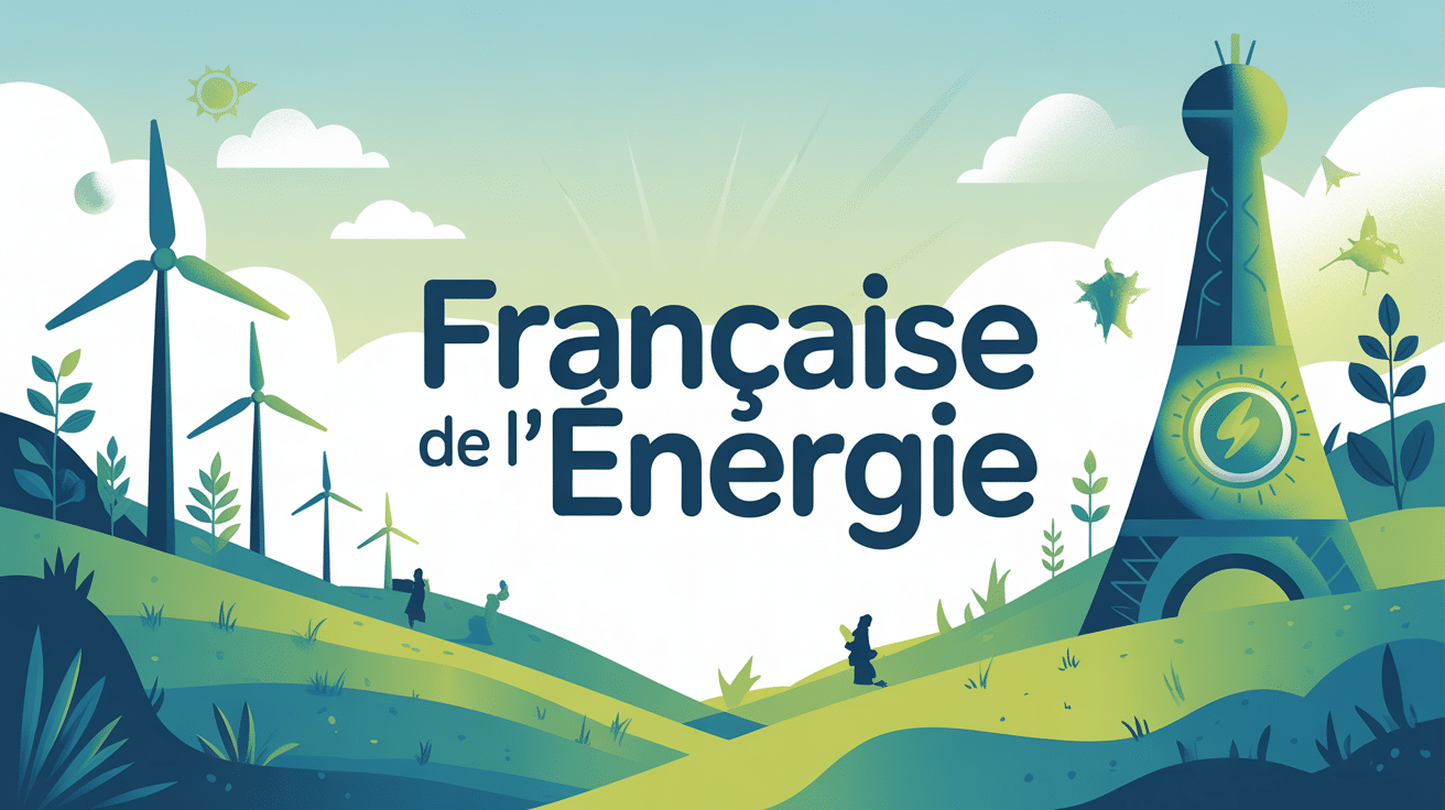 francaise de l energie bourse image vectorielle transition energetique