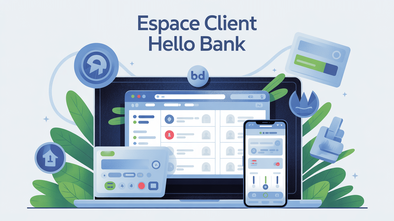 hello bank compte client tableau de bord sécurisé ordinateur smartphone