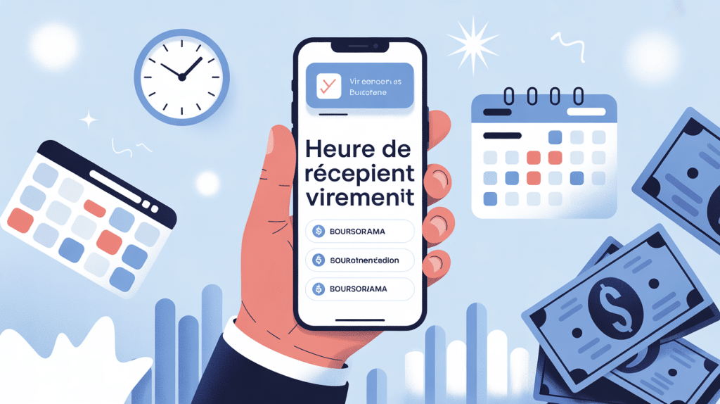 heure réception virement boursorama forum notification smartphone