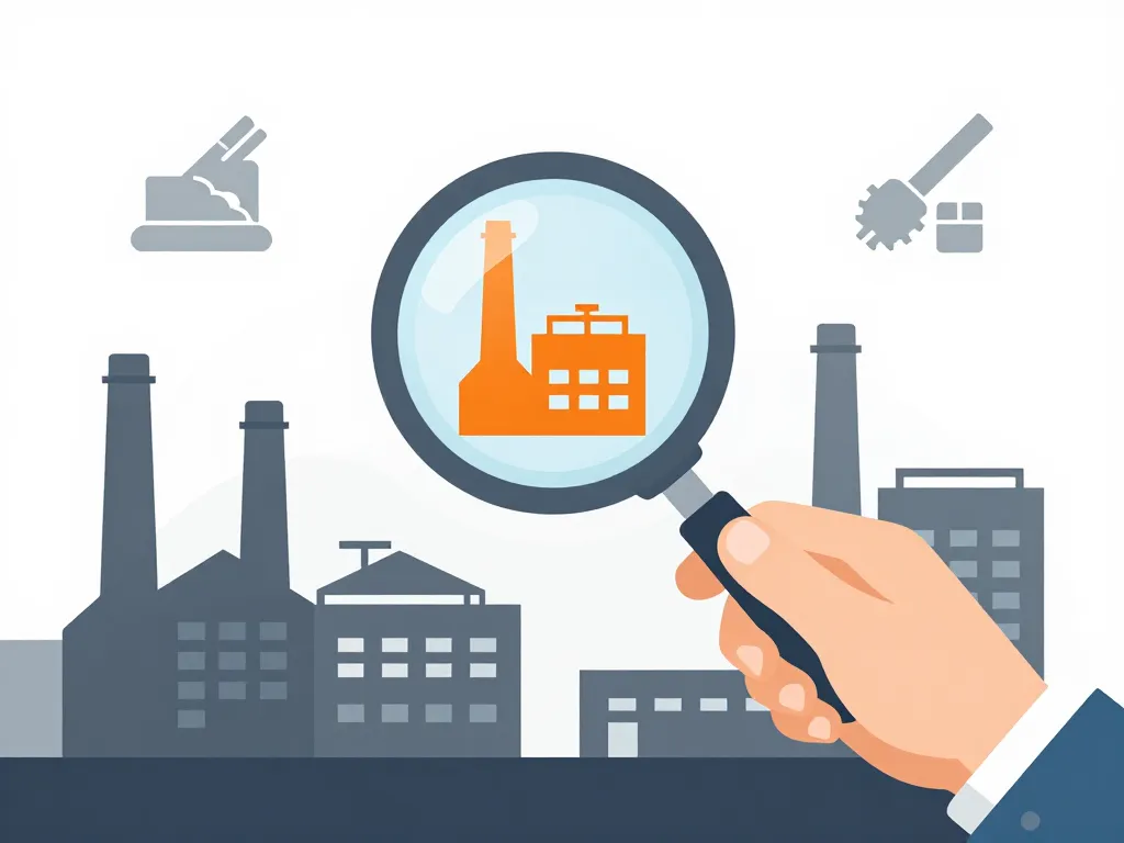 Sélection partenaire identifier entreprise en maintenance industrielle